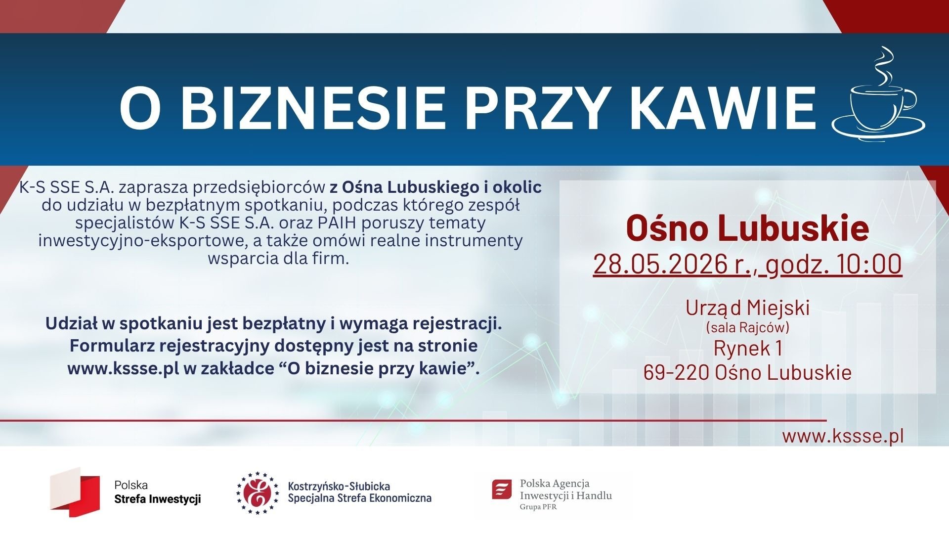 O BIZNESIE PRZY KAWIE W OŚNIE LUBUSKIM