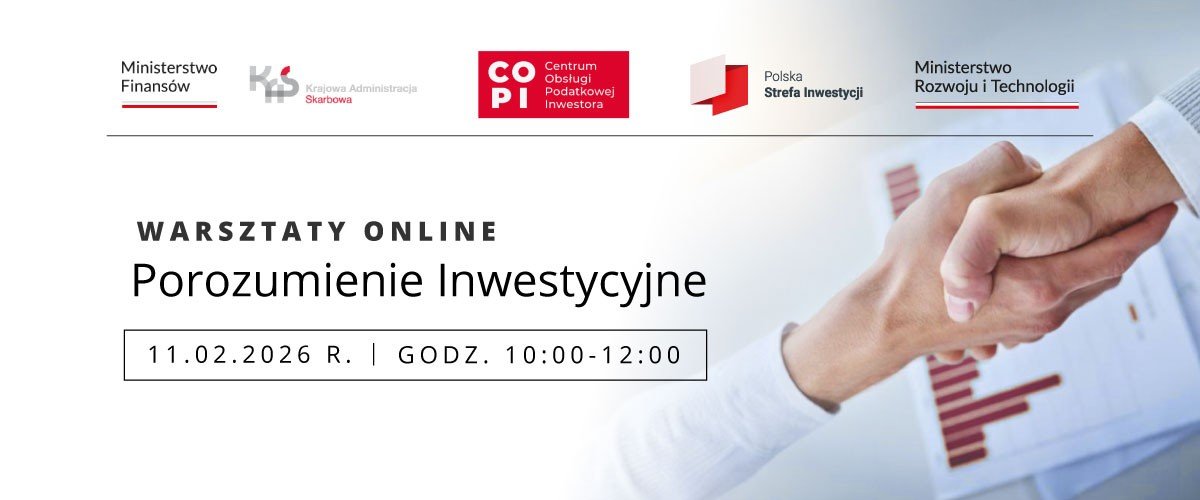 POROZUMIENIE INWESTYCYJNE-WARSZTATY ONLINE