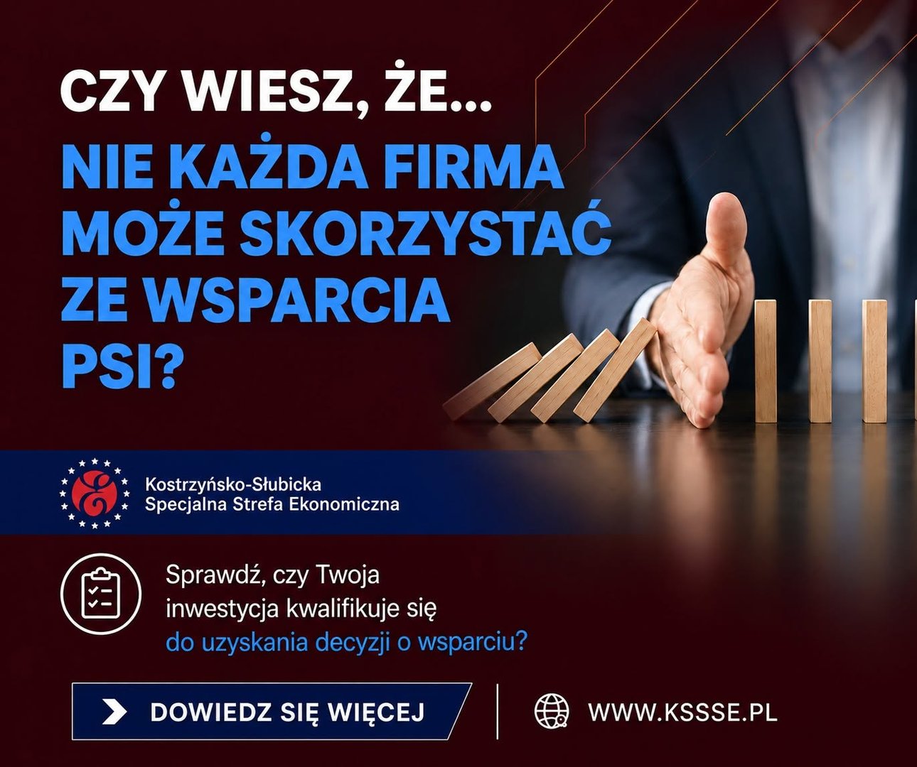 CZY WIESZ, ŻE… NIE KAŻDA BRANŻA MOŻE SKORZYSTAĆ ZE WSPARCIA PSI?