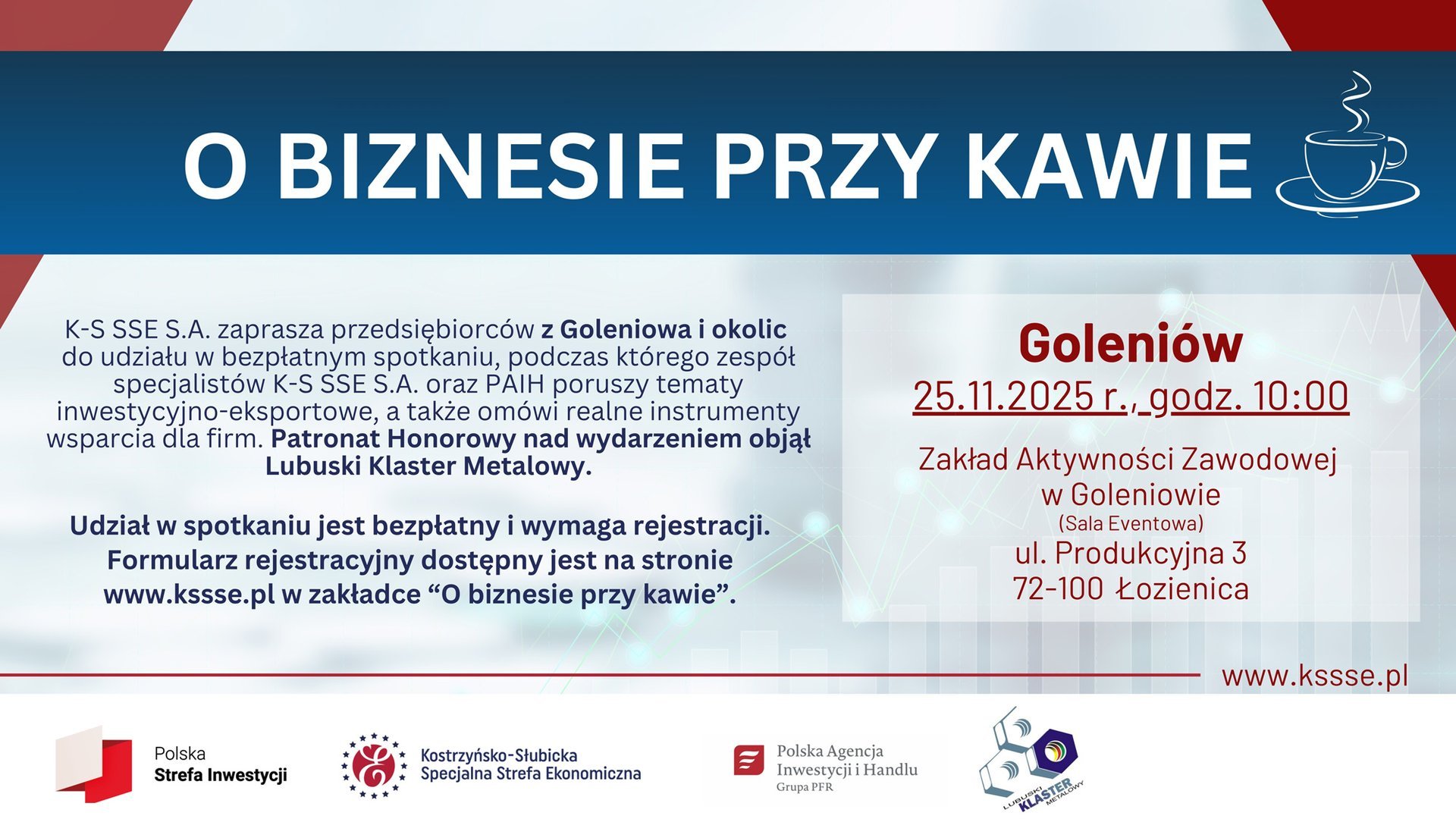 O BIZNESIE PRZY KAWIE - GOLENIÓW